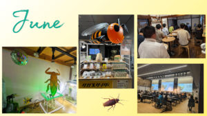 6月の思い出、昆虫食TAKEO、虫の日法要祭、チカホ、日本ペストコントロール協会、東京ごきぶり、宮崎スズメバチ、タガメナイト、揚げバッタ、東京農業大学、昆虫食セミナー、edibleinsects